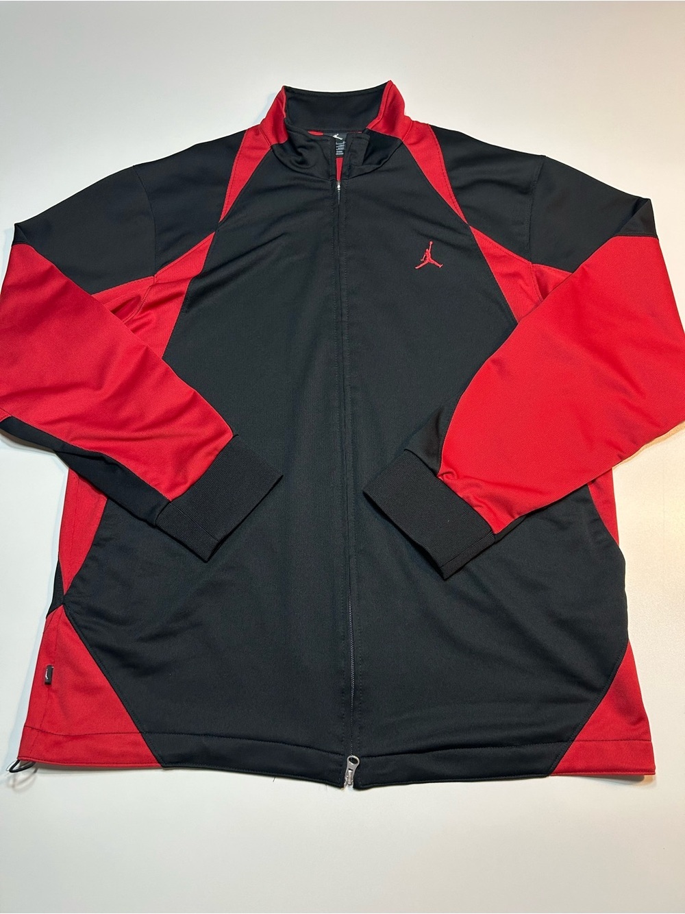 Jordan Sport Jam Wings Warm Up Full Zip Track Jacket Black Gym Red